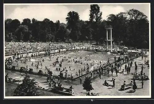 AK Braunschweig, Stadtbad im Bürgerpark