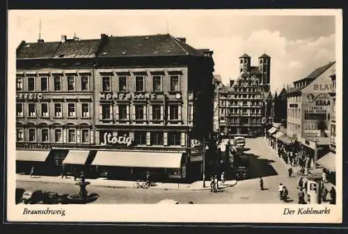 AK Braunschweig, Schreibwarengeschäft Störig am Kohlmarkt