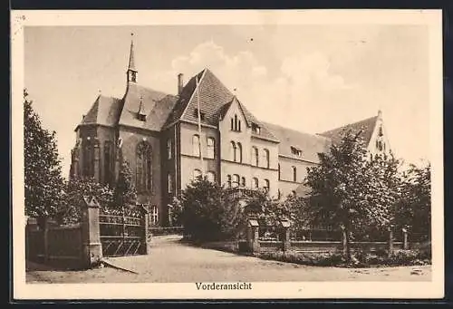 AK Werl i. Westf., Mariannen-Hospital, Vorderansicht