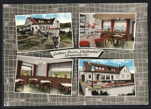 AK Kempenich /Eifel, Gasthaus-Pension Heidnerhof, Bes. H. Fischer