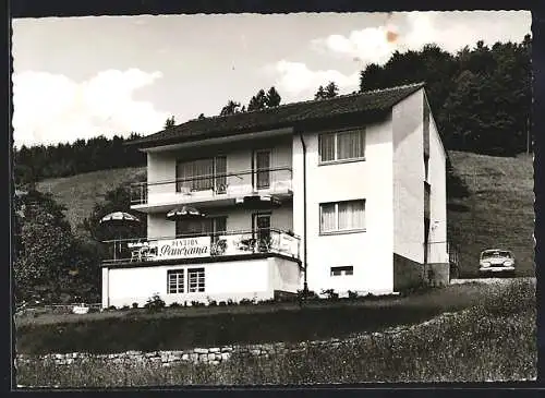 AK Unter-Mossau /Erbach, Pension Panorama, Bes. Max Schulze