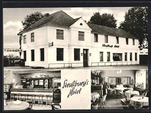 AK Goldenstedt, Strassburg's Hotel, Speiseraum, Restaurant