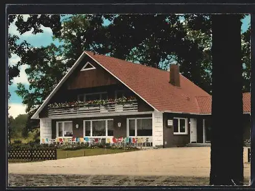 AK Hekese /Bersenbrück, Gast- und Pensionshaus Zu den Hünensteinen, Inh. Ernst Bange-Kühle