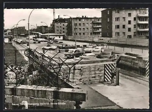 AK Berlin, Grenzübergang Heinrich-Heine-Strasse