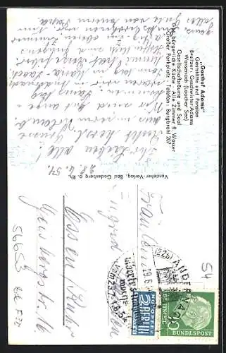 AK Wassenach, Gasthof Adams