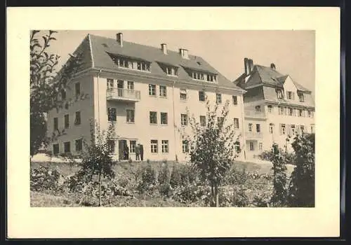 AK Puschendorf bei Fürth, Diakonissenmutterhaus im Sonnenschein