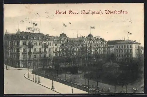 AK Wiesbaden, Hotel Rose, Badhaus
