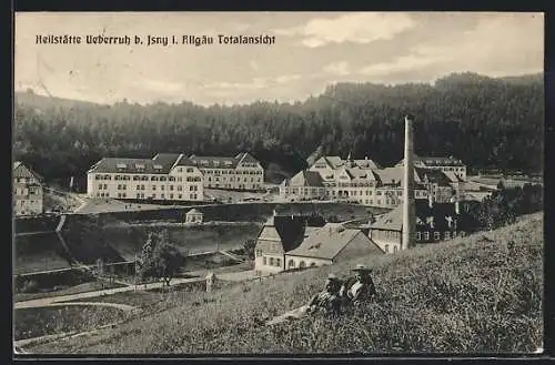 Künstler-AK Eugen Felle: Ueberruh, Ortspartie