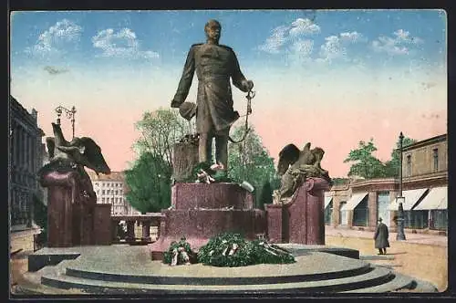 AK Dresden, Bismarckdenkmal an der Ringstrasse