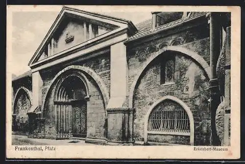 AK Frankenthal /Pfalz, Eingang des Erkenbert-Museums