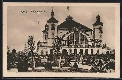 AK Leipzig, Partie im Palmengarten