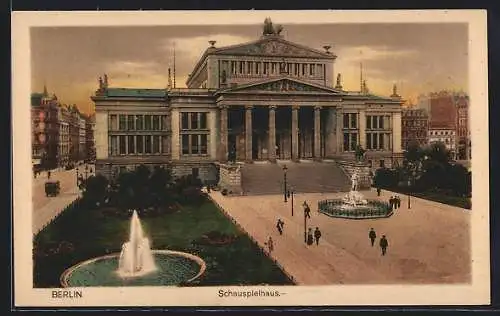 AK Berlin, Gendarmenmarkt, Schauspielhaus