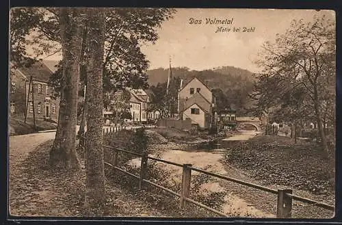 AK Dahl / Volme, Abendstimmung am Fluss