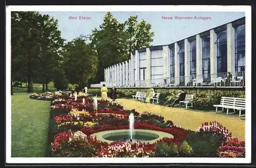 AK Bad Elster, Neue Brunnen Anlagen