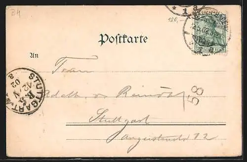 AK Baden Baden, Altes Schloss