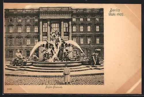 AK Berlin, Partie am Begas-Brunnen