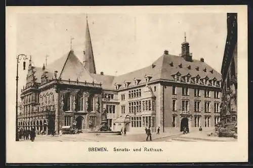 AK Bremen, Senats- und Rathaus