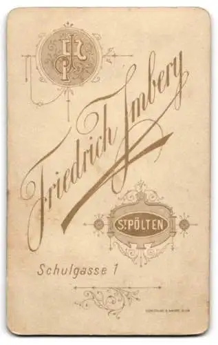 Fotografie Friedrich Imbery, St. Pölten, Schulgasse 1, Kingerpaar in hübscher Kleidung