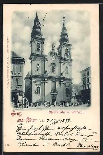 AK Wien VI, Pfarrkirche zu Mariahilf