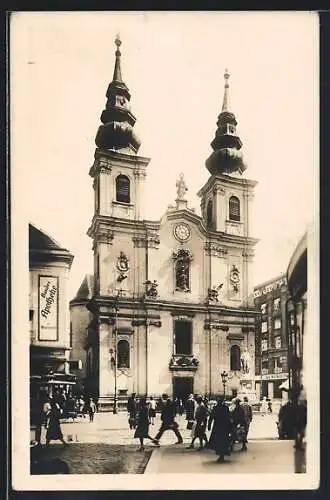 AK Wien, Bundes-Apotheke an der Mariahilferkirche