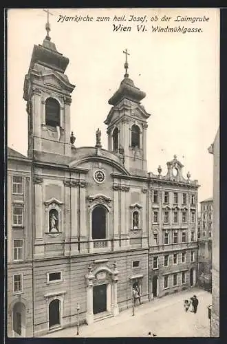 AK Wien VI, Pfarrkirche zum heiligen Josef, ob der Laimgrube