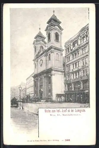 AK Wien, Kirche z. heil. Josef ob der Laimgrube