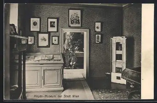 AK Wien, Haydn-Museum der Stadt Wien, Innenansicht