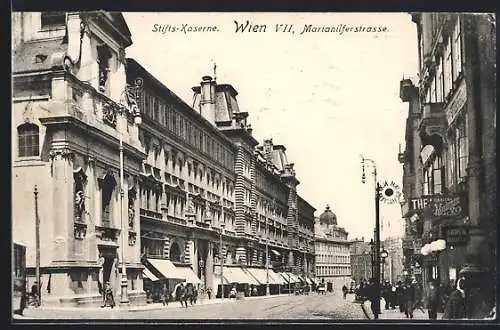 AK Wien, Stifts-Kaserne in der Mariahilferstrasse