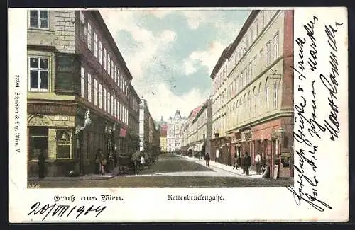 AK Wien, Restaurant Franz S. in der Kettenbrückengasse