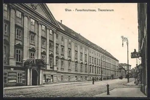 AK Wien, Theresianum in der Favoritenstrasse