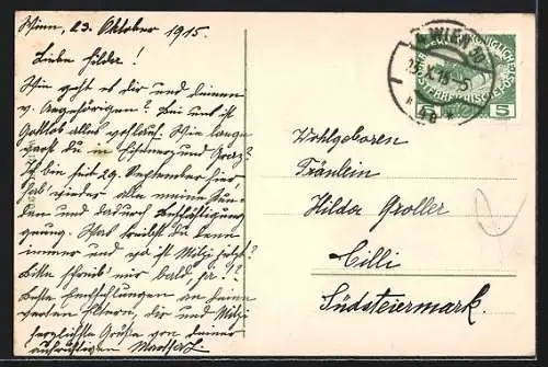 AK Wien, Theresianum in der Favoritenstrasse