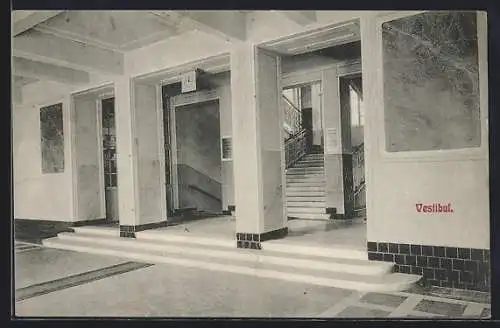 AK Wien, Wiener-Frauen Erwerb-Verein Wiedner Gürtel 68, Vestibul