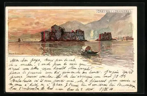 Künstler-AK Manuel Wielandt: Castell di Cannero