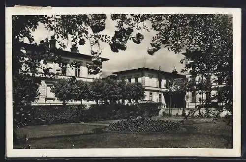 AK Wien, Rudolfinerhaus, Billrothstrasse 78, Gartenansicht