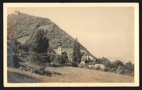 AK Wien, Kahlenbergerdorf, Ortsansicht mit der Kirche