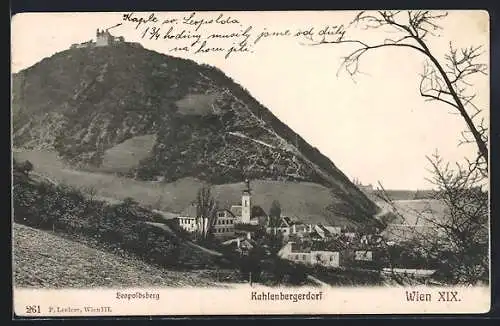 AK Wien, Kahlenbergerdorf, Leopoldsberg