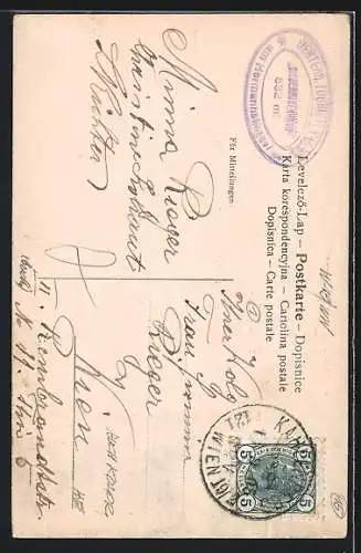 AK Wien, Habsburgwarte am Hermannskogel