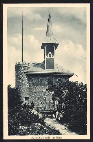 AK Kalksburg, Kollegium, Michaelskapelle im Park