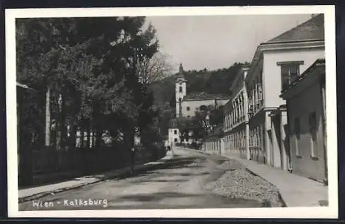 AK Wien, Strassenpartie mit Kalksburg