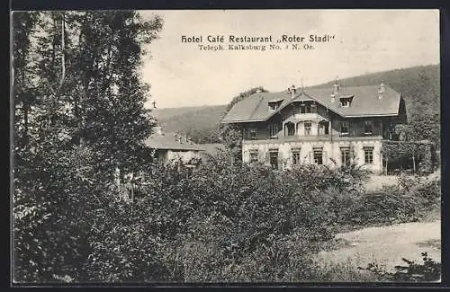 AK Wien, Kalksburg, Hotel-Restaurant Roter Stadl, Bes. Leopold Stich