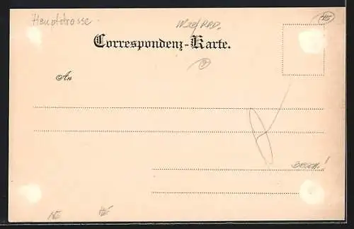 AK Wien-Rodaun, Strassenpartie mit Villa