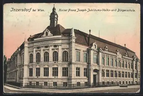 AK Inzersdorf bei Wien, Kaiser Franz Joseph-Jubiläums-Volks- und Bürgerschule