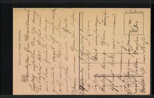 AK Mehlauken, Strassenpartie mit Restaurant