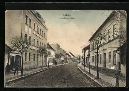 AK Labiau, Partie in der Königsbergerstrasse