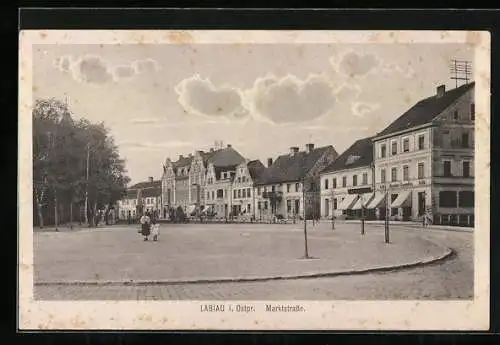 AK Labiau i. Ostpr., Restaurant Gustav Lemke in der Marktstrasse