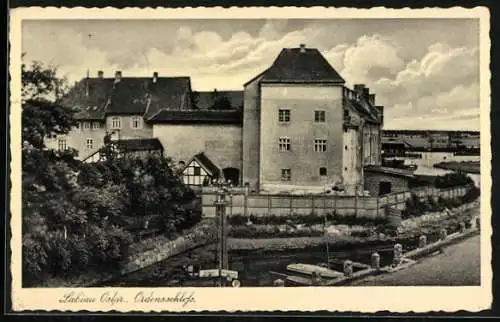 AK Labiau /Ostpr., Blick auf das Ordensschloss