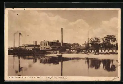 AK Tomaszow Maz., Fabryki nad Wolbórka