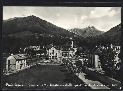 AK Santa Maria Maggiore /Valle Vigezzo, Crana, Panorama, Sullo sfondo Pioda di Crana