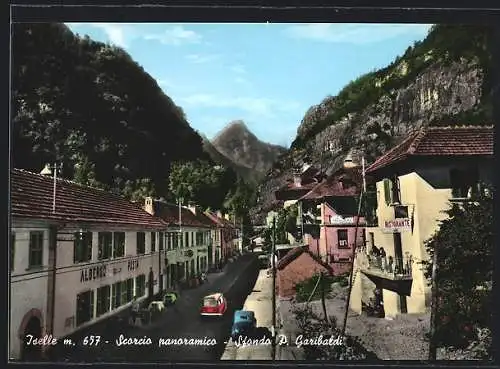 AK Iselle, Scorcio panoramico, Sfondo P. Garibaldi