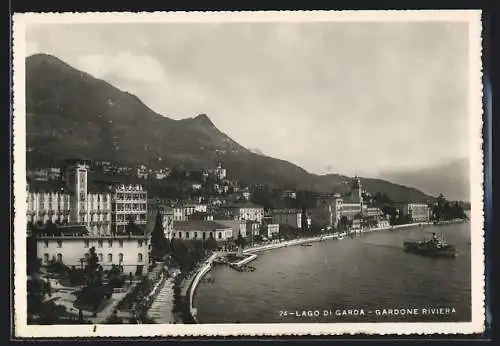 AK Gardone Riviera /Lago di Garda, Panorama